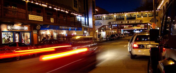 Cannery row at night